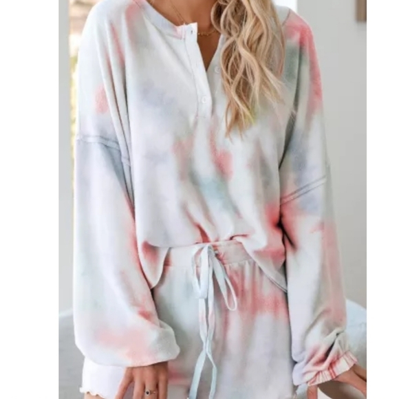 💥L AND XL New boutique tie dye lounge set - Picture 4 of 6